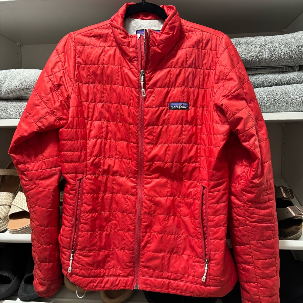 Patagonia Red Puffer Jacket